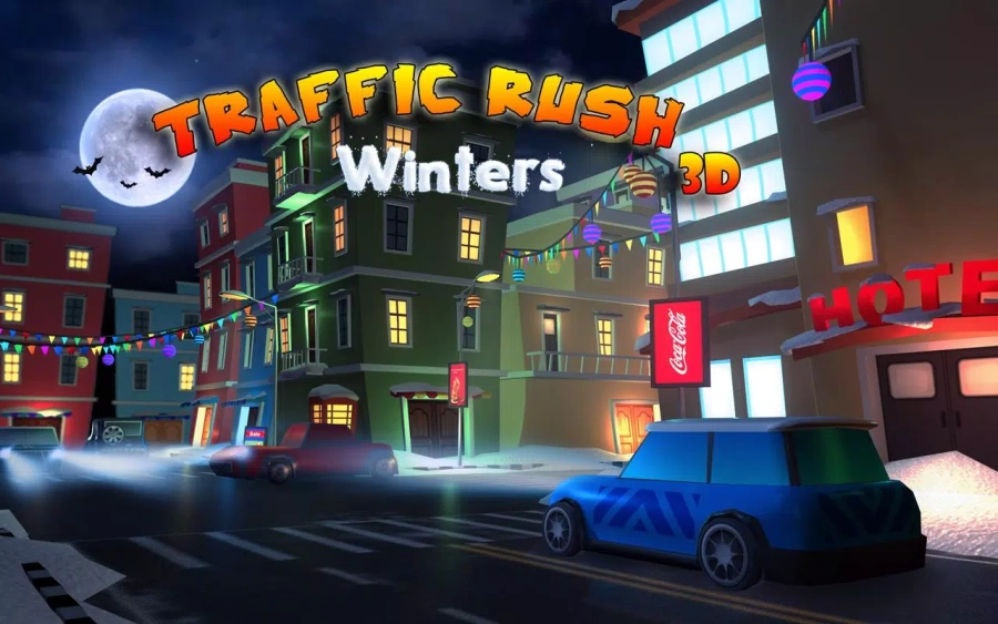 Скриншот Traffic Rush Winters 3D №1