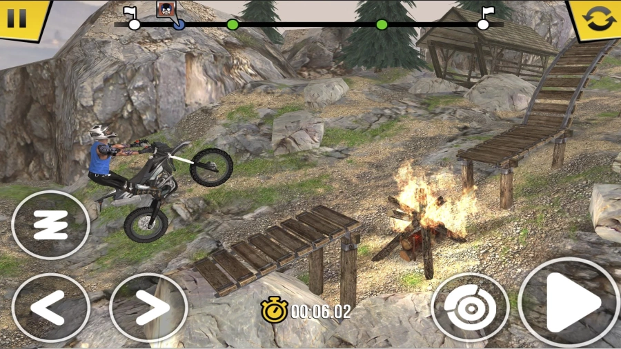 Скриншот Trial Xtreme 4 Bike Racing №5