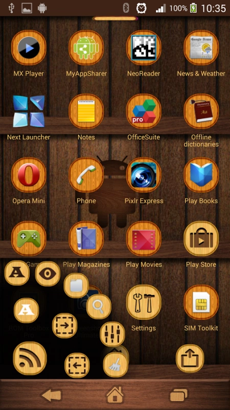 Скриншот Woody Next Launcher 3D Theme №3