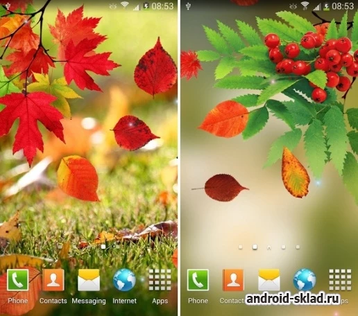 Скриншот Falling Autumn Leaves №1