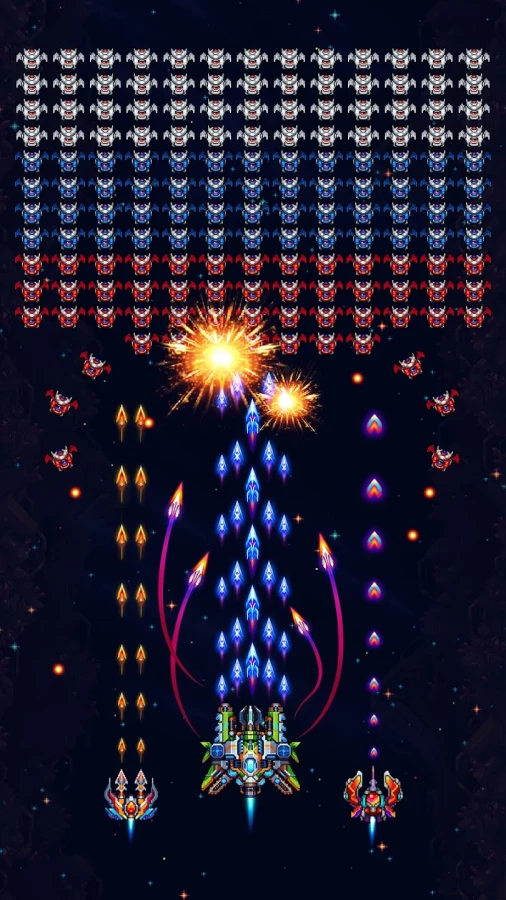 Скриншот Galaxiga: Arcade Shooter №1