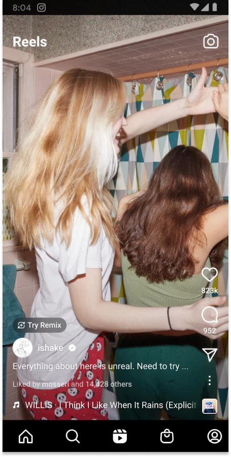 Скриншот Instagram №3