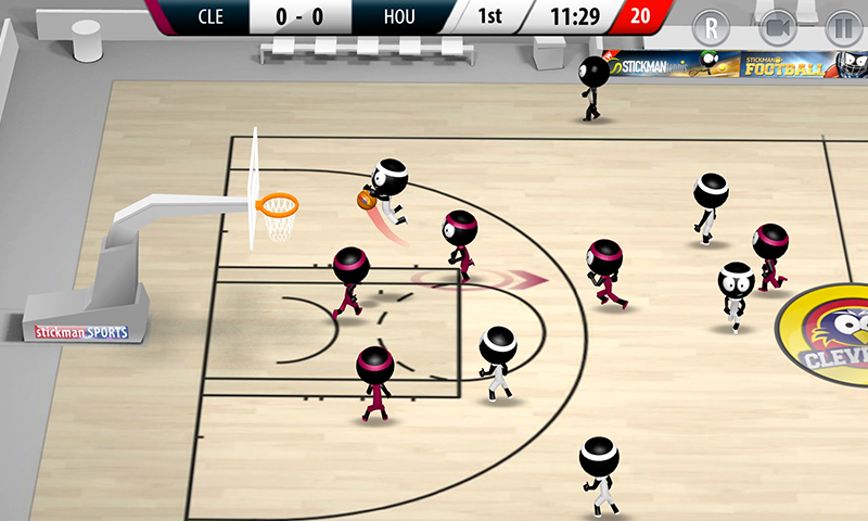 Скриншот Stickman Basketball №1