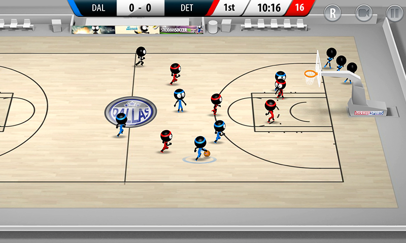 Скриншот Stickman Basketball №2