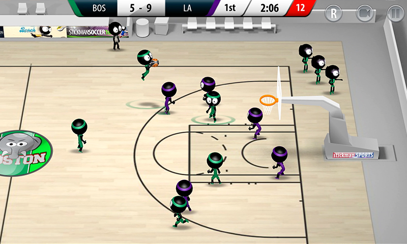 Скриншот Stickman Basketball №4