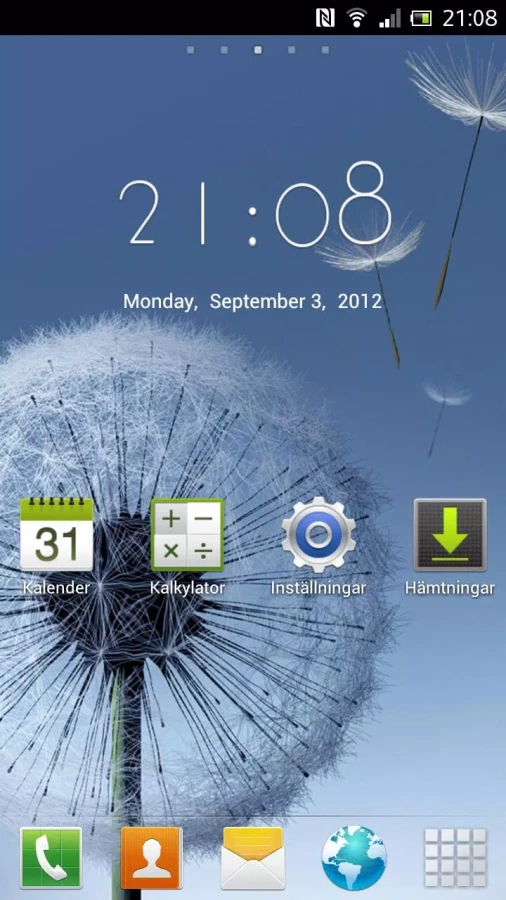 Скриншот Galaxy S3 Note Theme №1