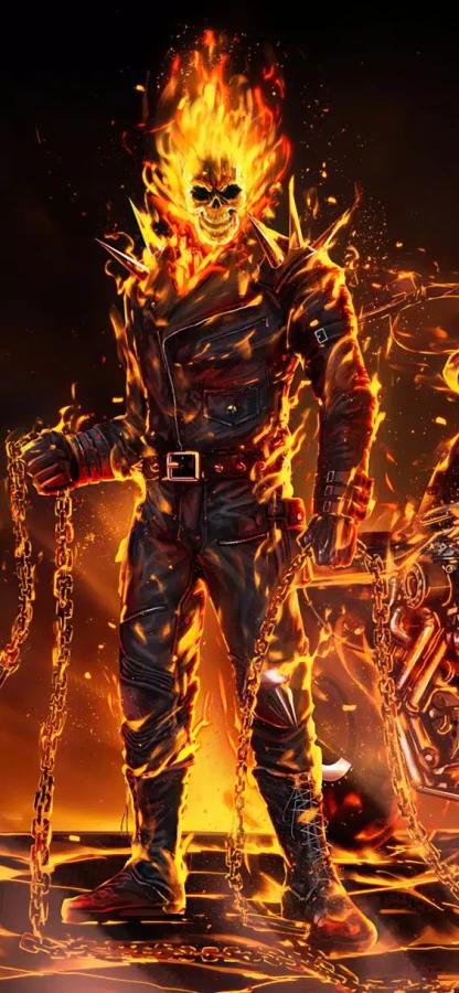 Скриншот Ghost Rider Live Wallpaper №3