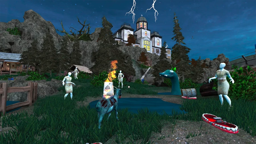 Скриншот Goat Simulator GoatZ №2