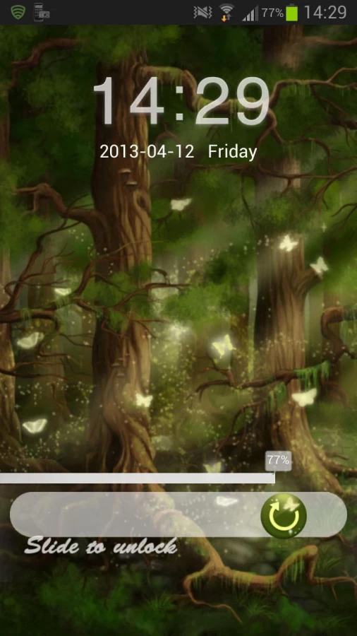 Скриншот Лесная тема GO Locker №3