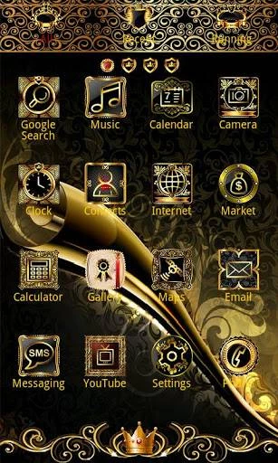 Скриншот Luxury Gold apex Theme №1