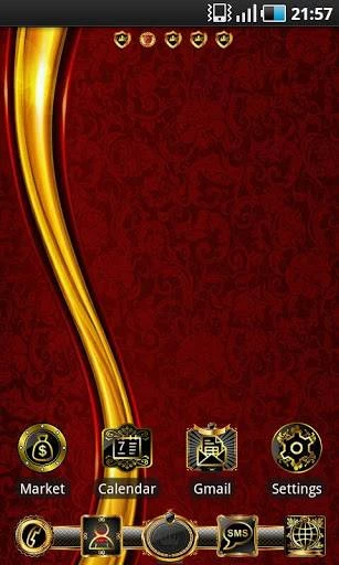 Скриншот Luxury Gold apex Theme №2