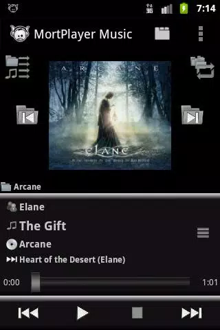 Скриншот MortPlayer Music №1