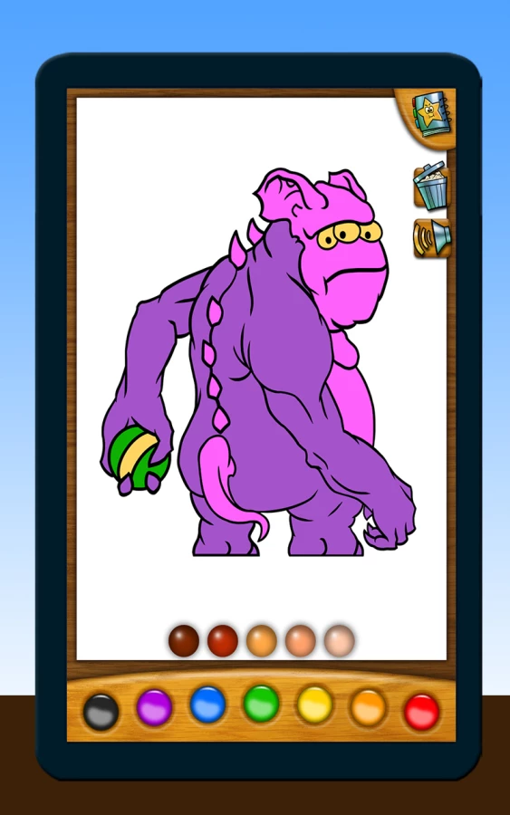 Скриншот Разукрашка: Монстры №1