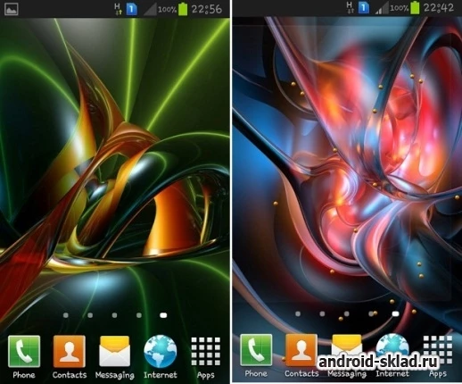 Скриншот Robotic Flux Live Wallpaper №1