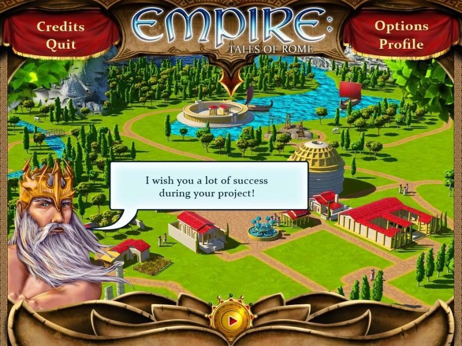 Скриншот Tales of Rome Match 3 №2