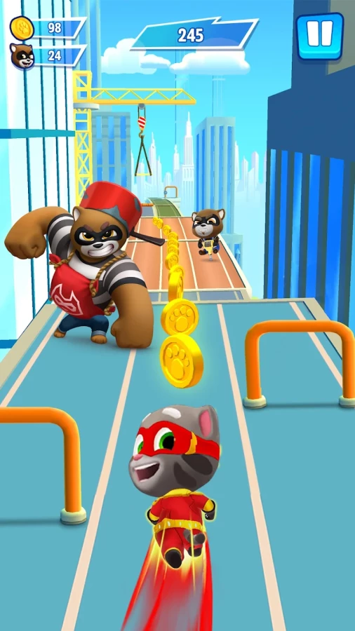 Скриншот Говорящий Том: погоня героев №1