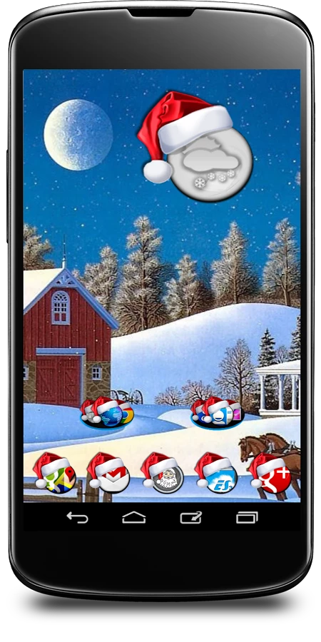 Скриншот Xmas OrbiconS Theme №1