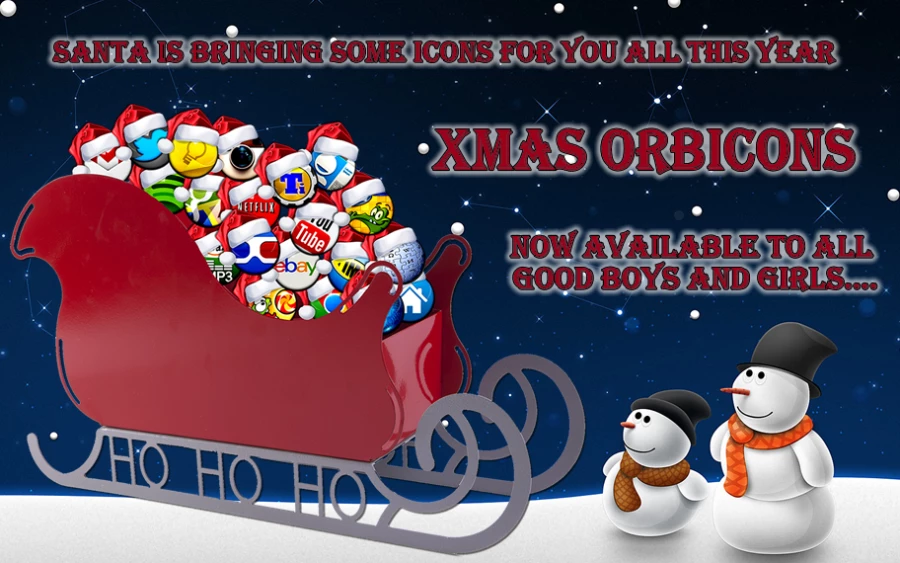 Скриншот Xmas OrbiconS Theme №5
