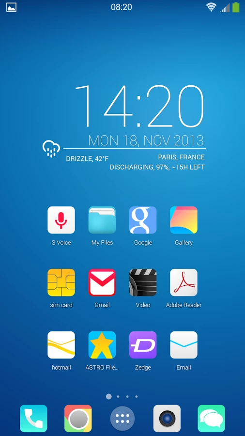 Скриншот Concept KitKat icon Pack 7 in1 №1