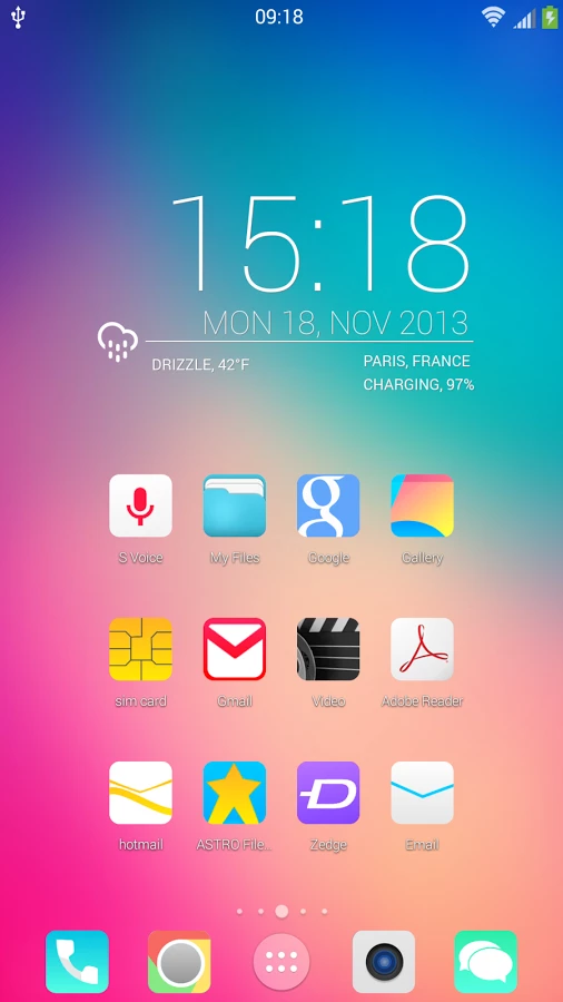 Скриншот ios8 Quantum icon pack theme №1