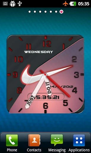 Скриншот Nike Clock and Battery Widgets №2