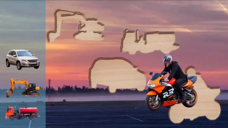 Скриншот Пазлы машинки для детей №1