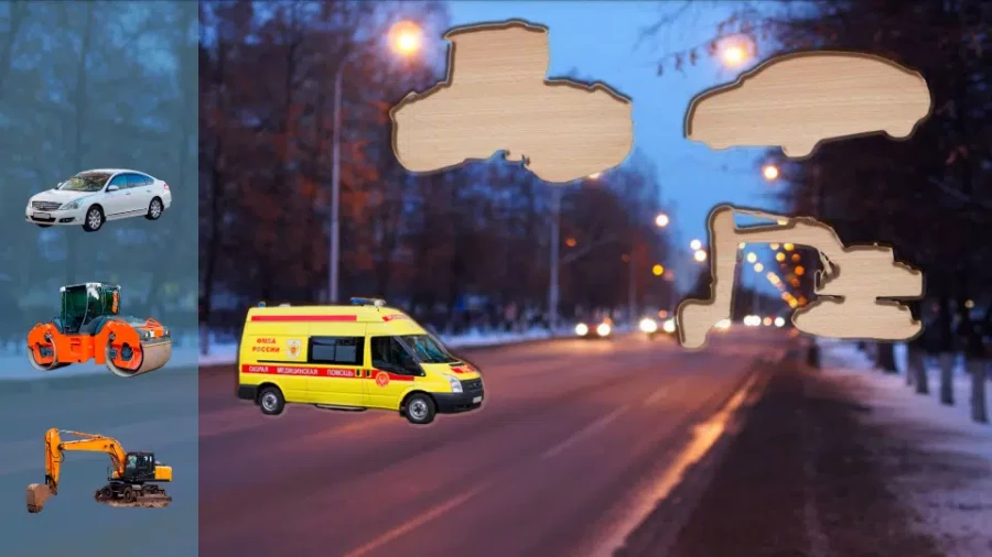 Скриншот Пазлы машинки для детей №2