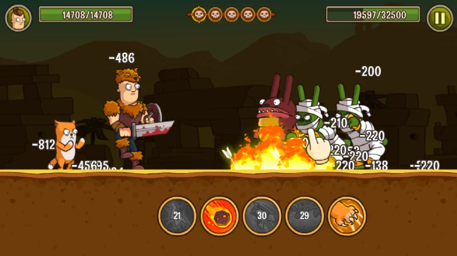 Скриншот Senya and Oscar vs Zombies №3