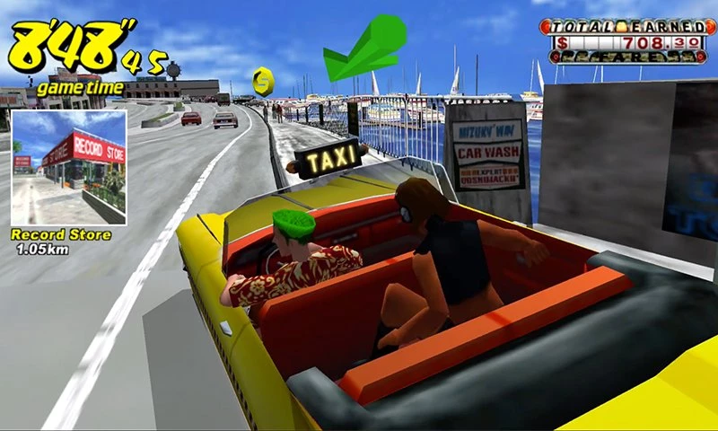 Скриншот Crazy Taxi Classic №3