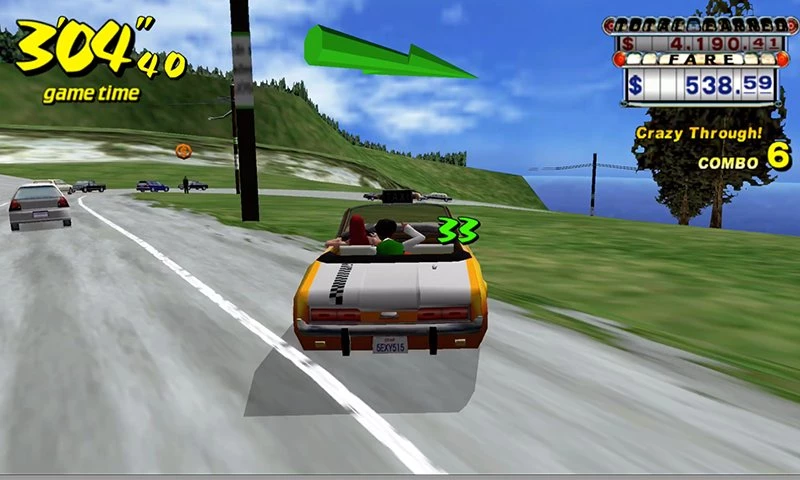 Скриншот Crazy Taxi Classic №4