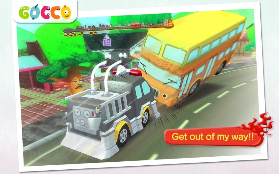 Скриншот Gocco Fire Truck: 3D Kids Game №3