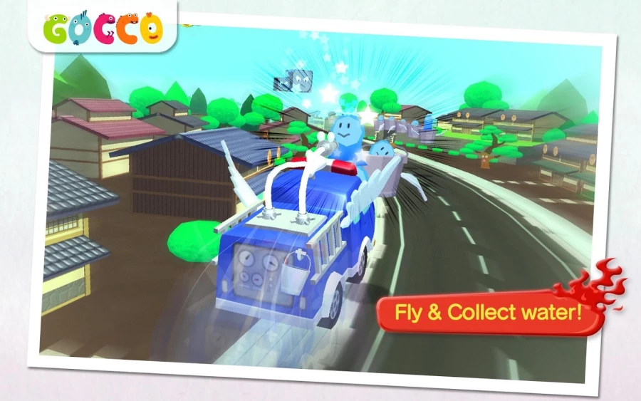 Скриншот Gocco Fire Truck: 3D Kids Game №4