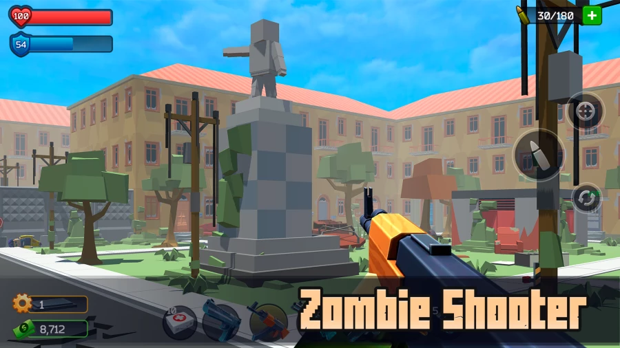 Скриншот Pixel Combat: Zombies Strike №5