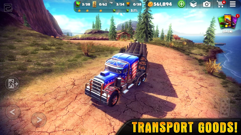 Скриншот OTR - Offroad Car Driving Game (Off The Road) №5