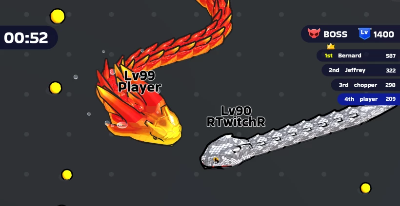 Скриншот Snake Clash №2