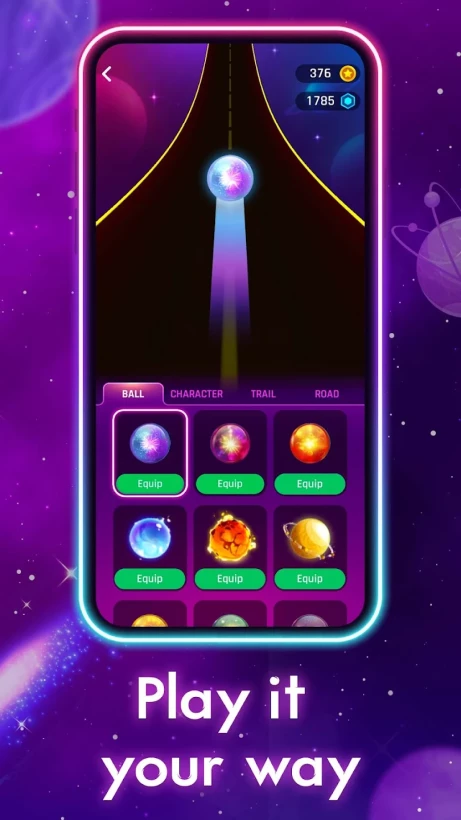 Скриншот Dancing Road: Color Ball Run! №4