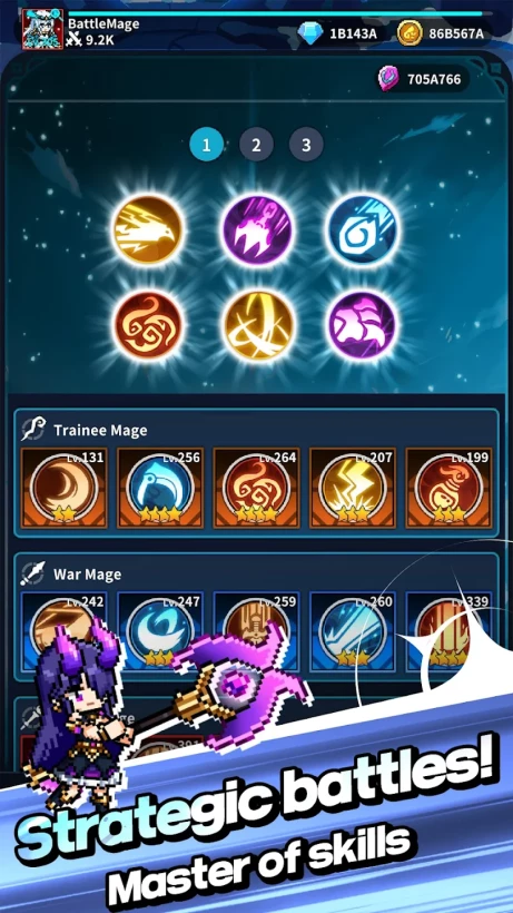 Скриншот Battlemage Idle №4