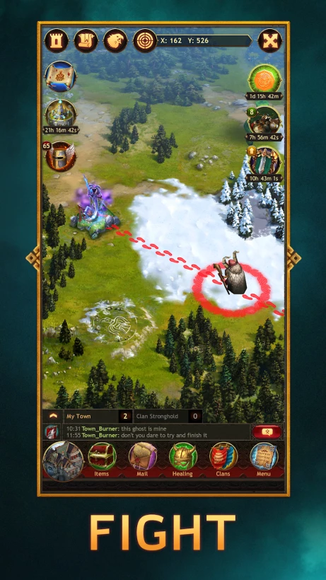 Скриншот Vikings: War of Clans №2