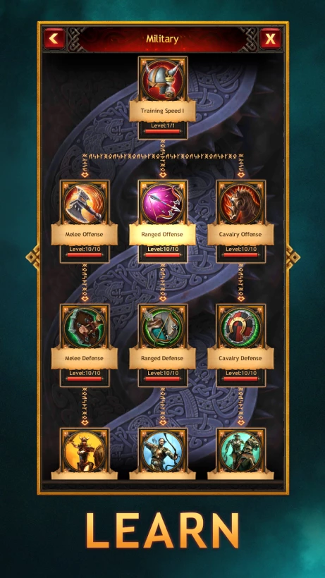 Скриншот Vikings: War of Clans №3