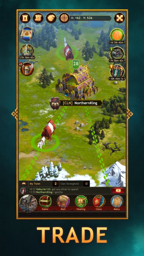 Скриншот Vikings: War of Clans №5