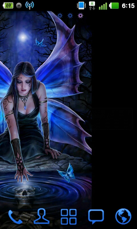 Скриншот Bluefairy Theme №1