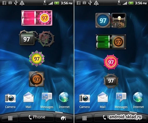 Скриншот Animated Battery Widget №1