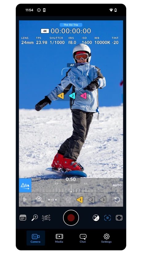 Скриншот Blackmagic Camera №2