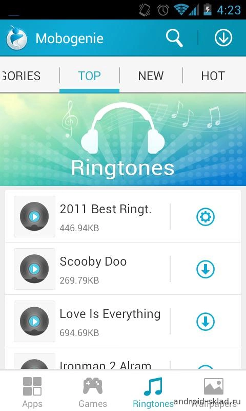 Скриншот Mobogenie Market №3
