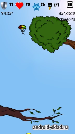 Скриншот Падение с парашютом №1