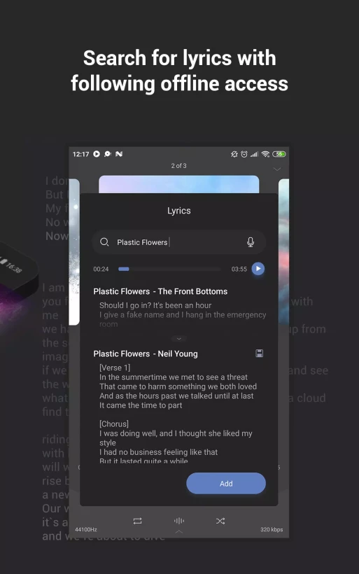 Скриншот Stellio Music Player №3