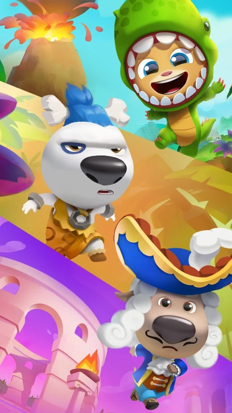 Скриншот Говорящий Том: гонка на время №5