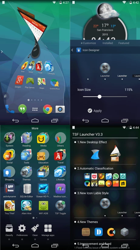 Скриншот TSF Shell Pro №1