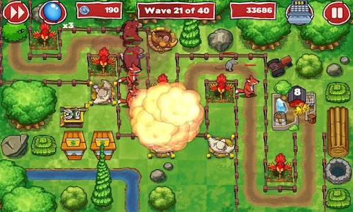 Скриншот Zoo Defenders №3