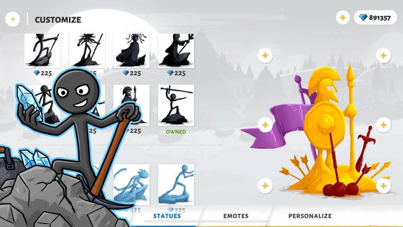 Скриншот Stick War: Saga №4